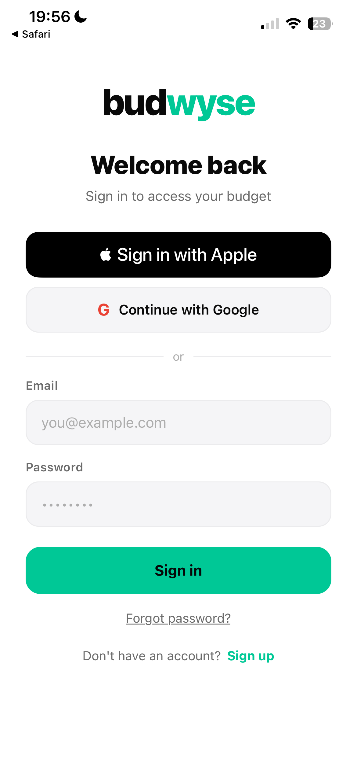 Paycle app screenshot 1